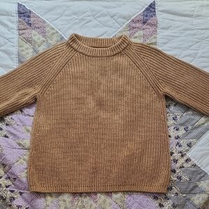 Quince Camel Crewneck Sweater